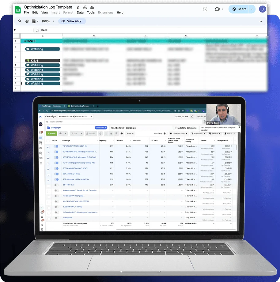 Live account audits